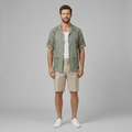 Mesh Panel Resort Shirt