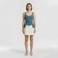 Utility Pocket Fit-and-Flare Mini Dress