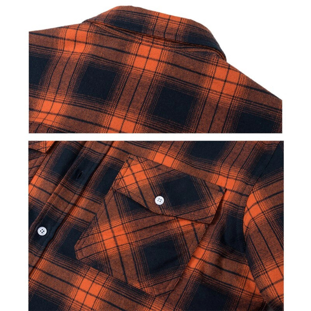 Men's Sherpa-Lined Plaid Flannel Shirt Jacket – view 3