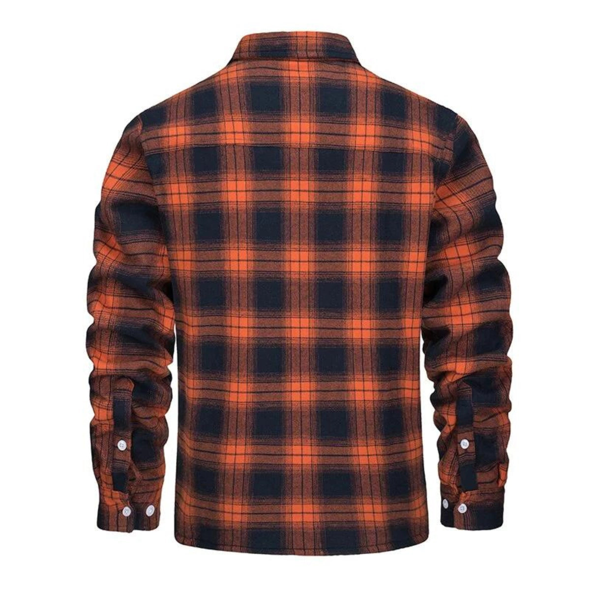 Men's Sherpa-Lined Plaid Flannel Shirt Jacket – view 2
