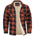 Men's Sherpa-Lined Plaid Flannel Shirt Jacket – view 5