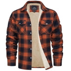 Men's Sherpa-Lined Plaid Flannel Shirt Jacket – view 5