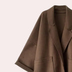 Women's Wide-Lapel Trench Coat, Relaxed Fit – detail