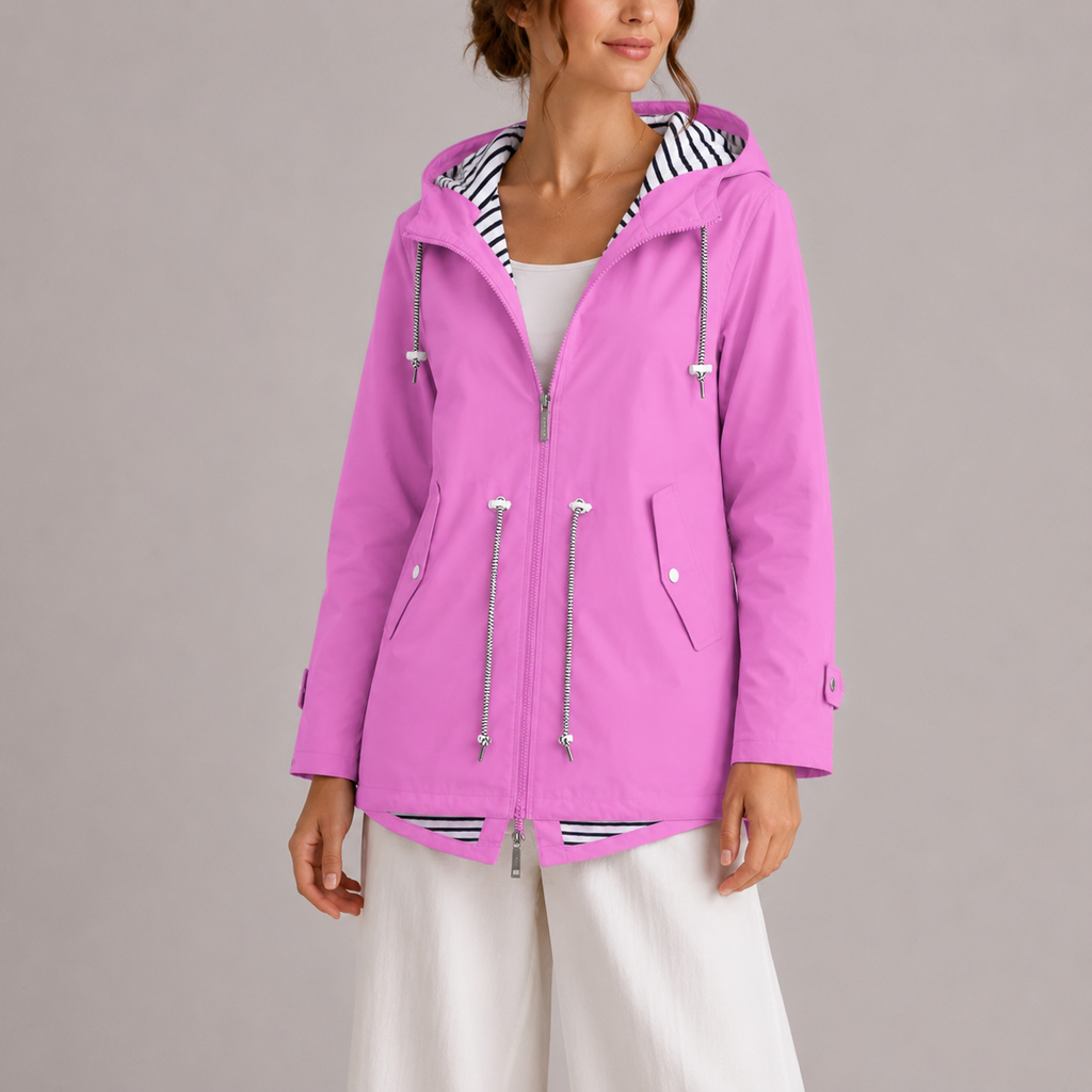 Women's Tailored Waterproof Jacket, Breathable Rain Protection