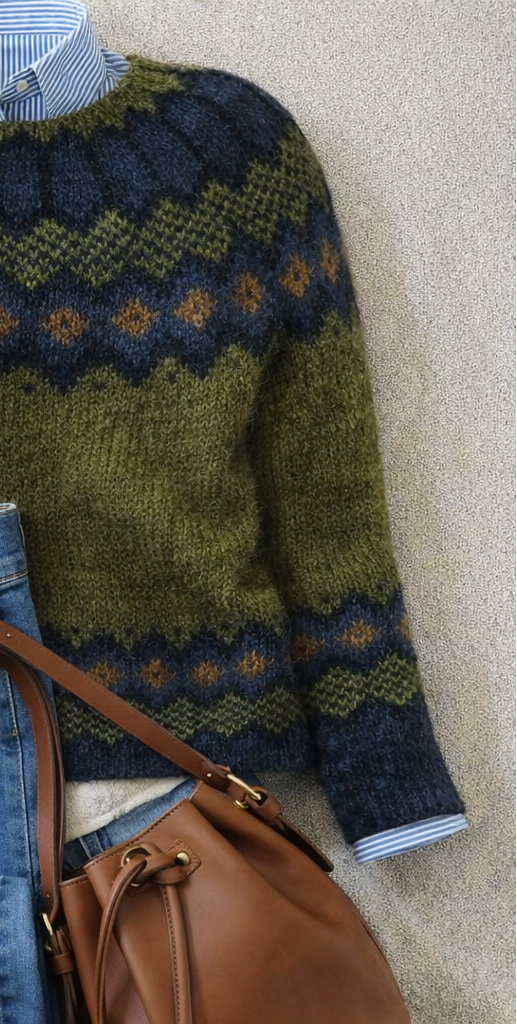 Women's Nordic Jacquard Knit Jumper – detail