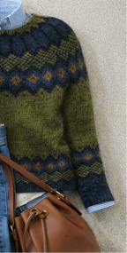 Women's Nordic Jacquard Knit Jumper – detail
