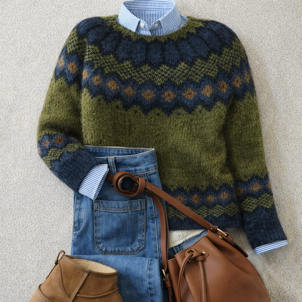 Women's Nordic Jacquard Knit Jumper – view 2