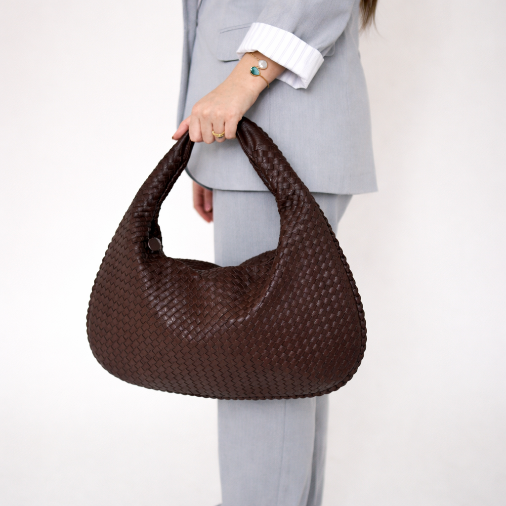 Women's Woven Hobo Shoulder Bag