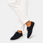 Men's Suede-Look Lace-Up Loafers, Smart Casual
