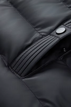 Men's Hooded Quilted Hybrid Jacket, Detachable Hood