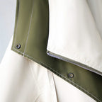 Women's Bicolour Hooded Short Jacket, Zip Front – view 5