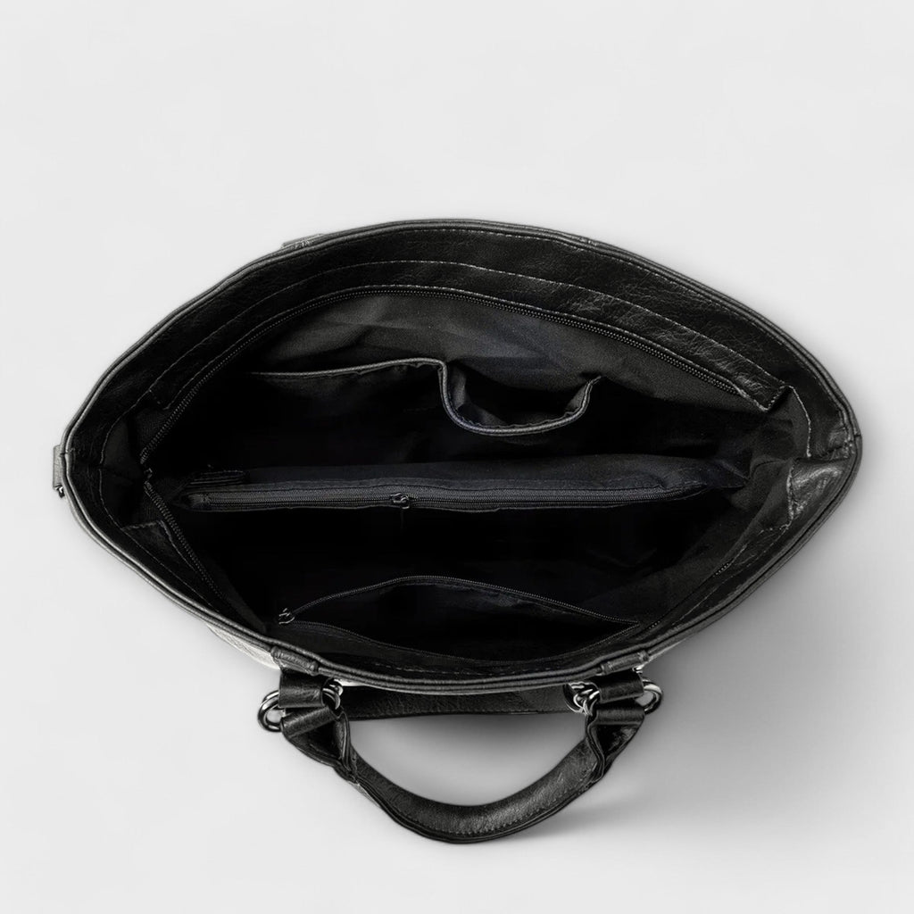 Women's Professional Work Tote Bag with Structured Dual-Handle Design