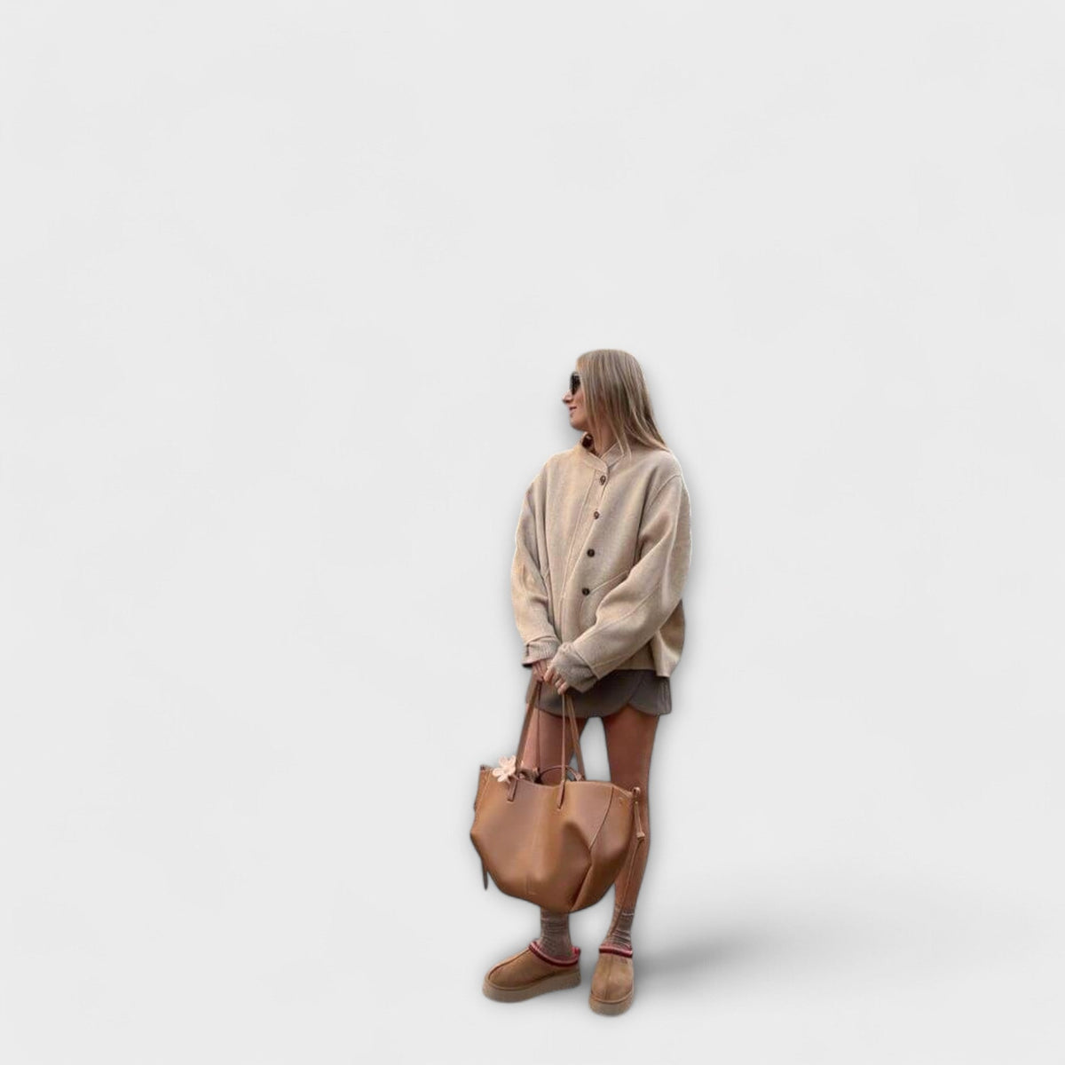 Women's Vintage Tote Bag with Spacious Two-Size Design