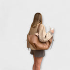 Women's Vintage Tote Bag with Spacious Two-Size Design