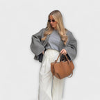 Women's Vintage Tote Bag with Spacious Two-Size Design
