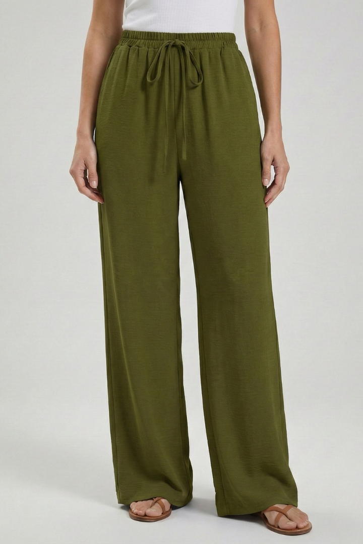 Women's Palazzo Wide-Leg Trousers