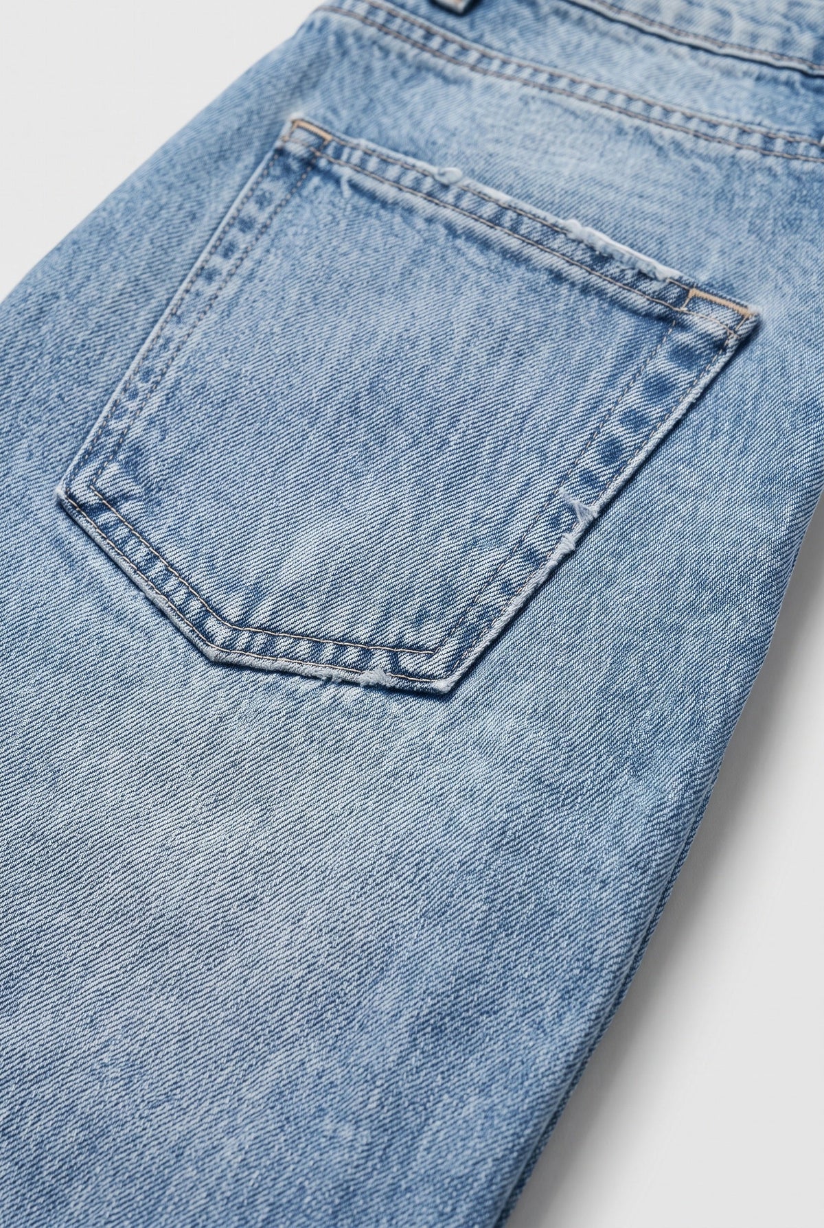 Women's High-Waist Barrel-Leg Cropped Jeans back