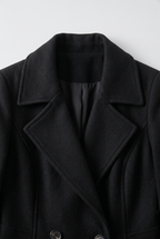 Women's Double-Breasted Longline Trench Coat
