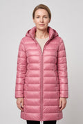 Women's Hooded Longline Puffer Jacket