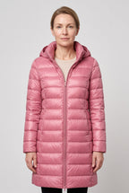 Women's Hooded Longline Puffer Jacket