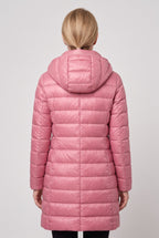 Women's Hooded Longline Puffer Jacket