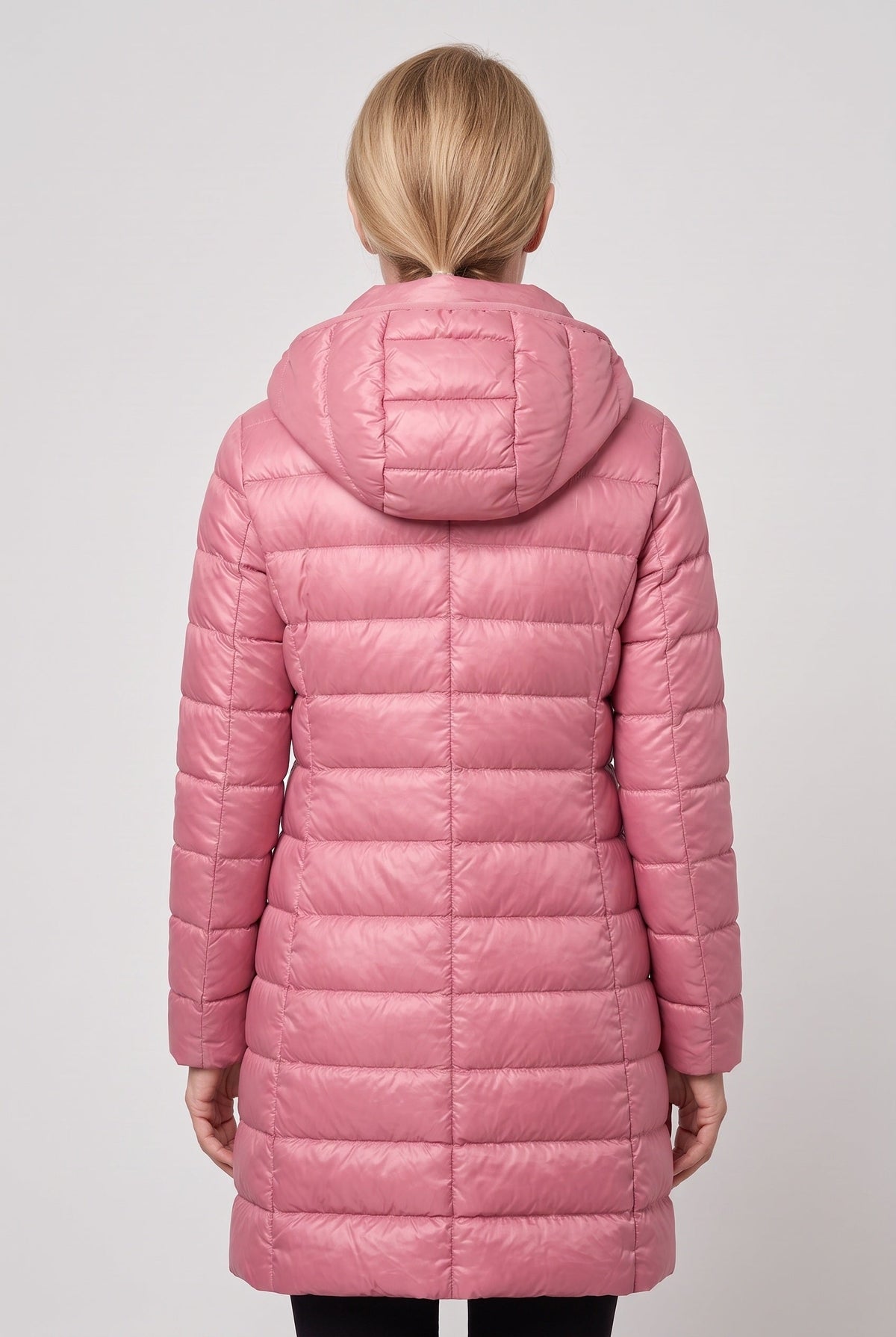 Women's Hooded Longline Puffer Jacket