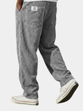 Men's Wide Straight-Leg Corduroy Trousers