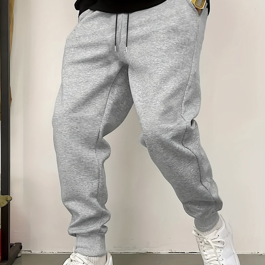 Men's Relaxed-Fit Drawstring Joggers, Side Pockets – view 7