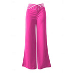 Women's High-Waisted Wide-Leg Trousers – view 8