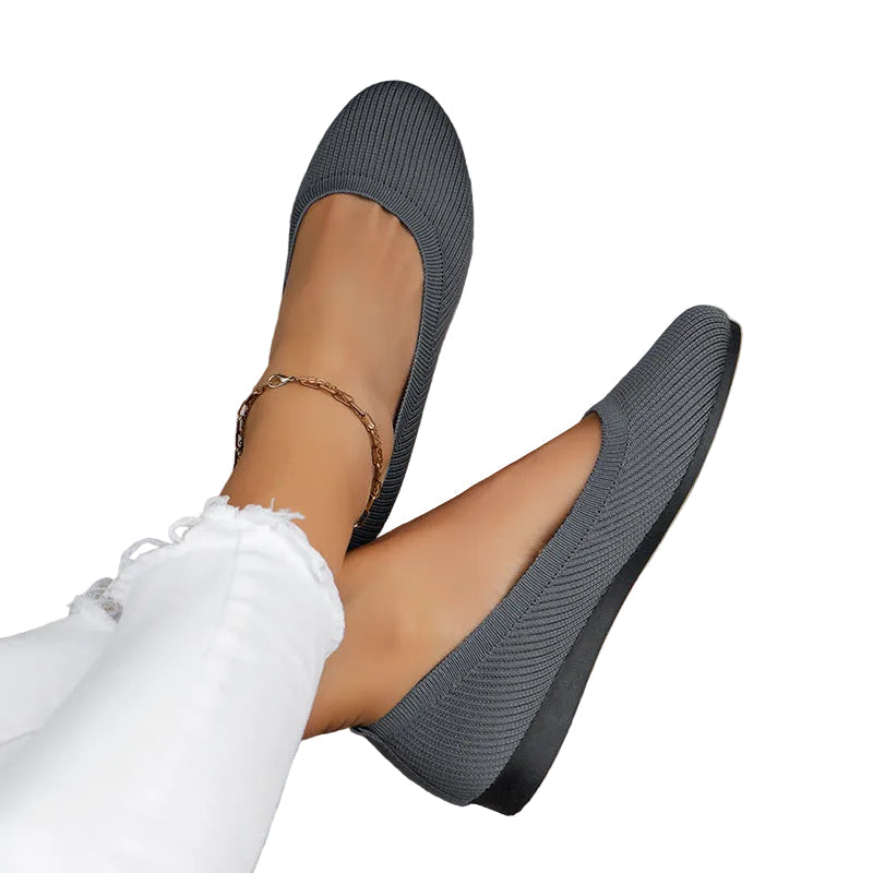 Women's slip-on round toe ballet flats