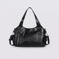 Women's Everyday Tote Bag in Soft Vegan Leather - Black