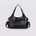Women's Everyday Tote Bag in Soft Vegan Leather - Black