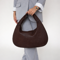 Women's Woven Hobo Shoulder Bag