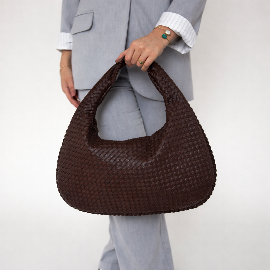 Women's Woven Hobo Shoulder Bag