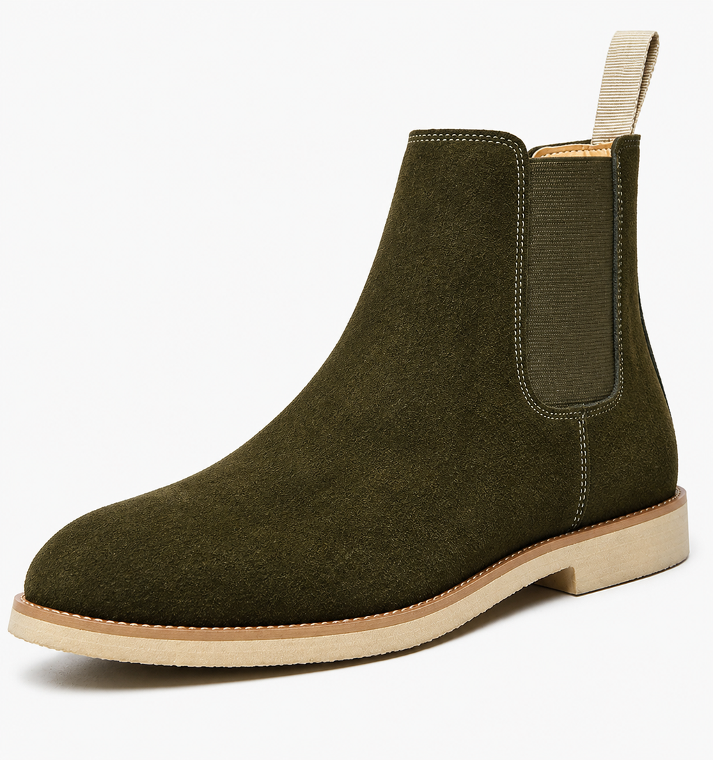 Men's Suede Chelsea Boots