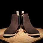 Men's Suede Chelsea Boots