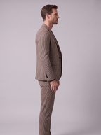 Men's tailored checked suit