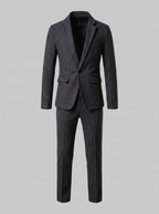Men's tailored checked suit