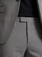 Men's tailored checked suit