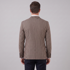 Men's tailored checked suit