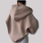 Women's Oversized Pullover Hoodie, Open V-Neckline – view 9
