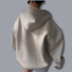 Women's Oversized Pullover Hoodie, Open V-Neckline – view 7