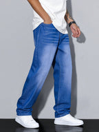 Men's Casual Straight-Leg Jeans