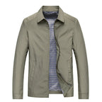 Lightweight water-repellent jacket collar and zip detail