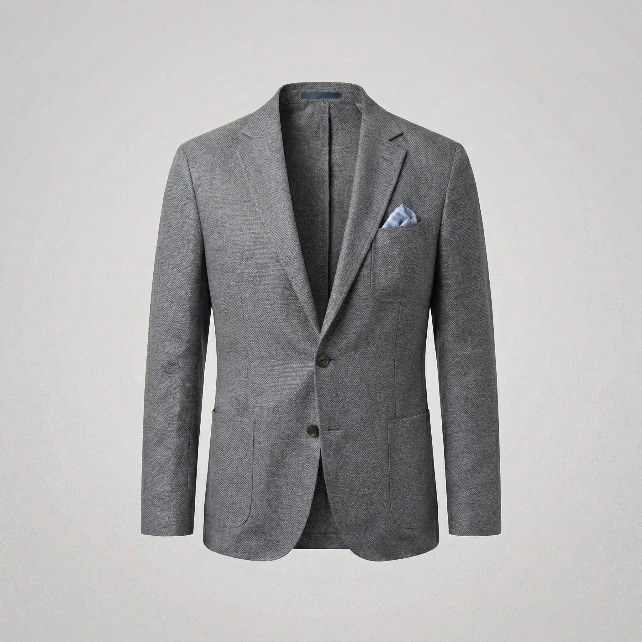 Grey men's linen blazer