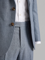 Men's linen wedding suit slim fit