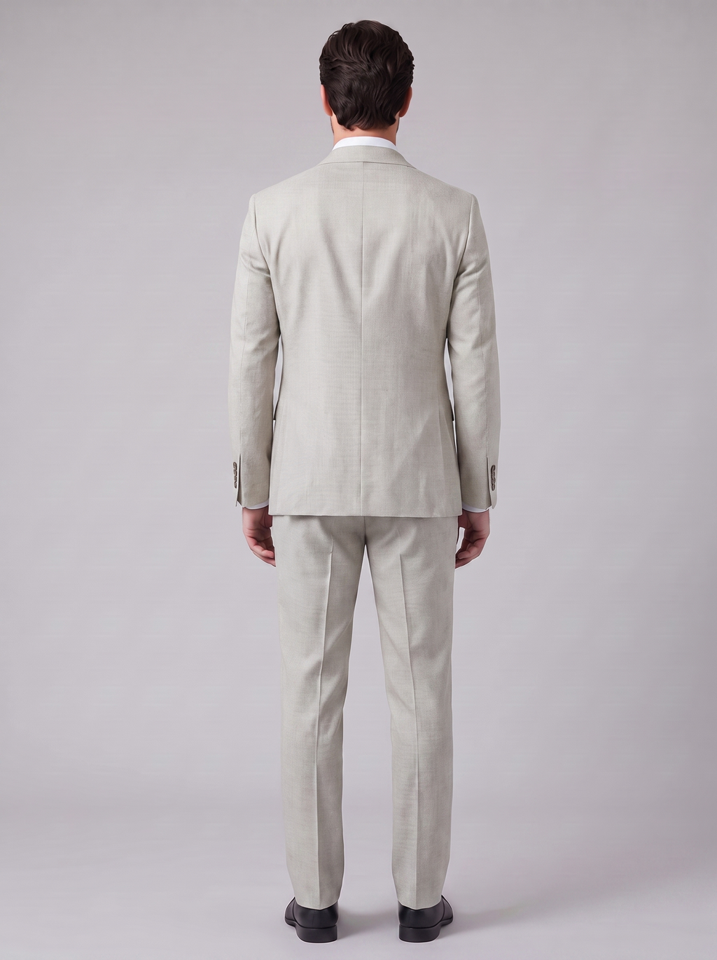 Men's linen wedding suit slim fit