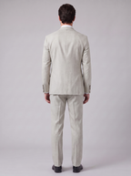 Men's linen wedding suit slim fit