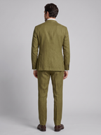 Men's linen wedding suit slim fit
