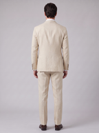 Men's linen wedding suit slim fit